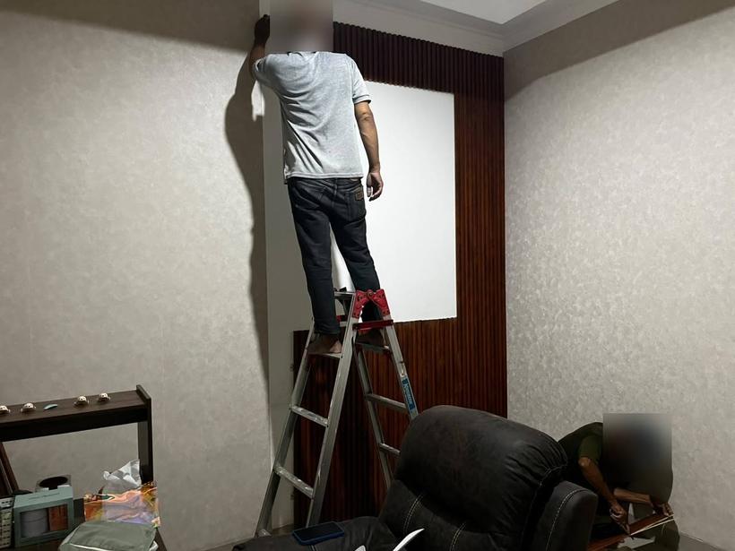 Counselling room under construction