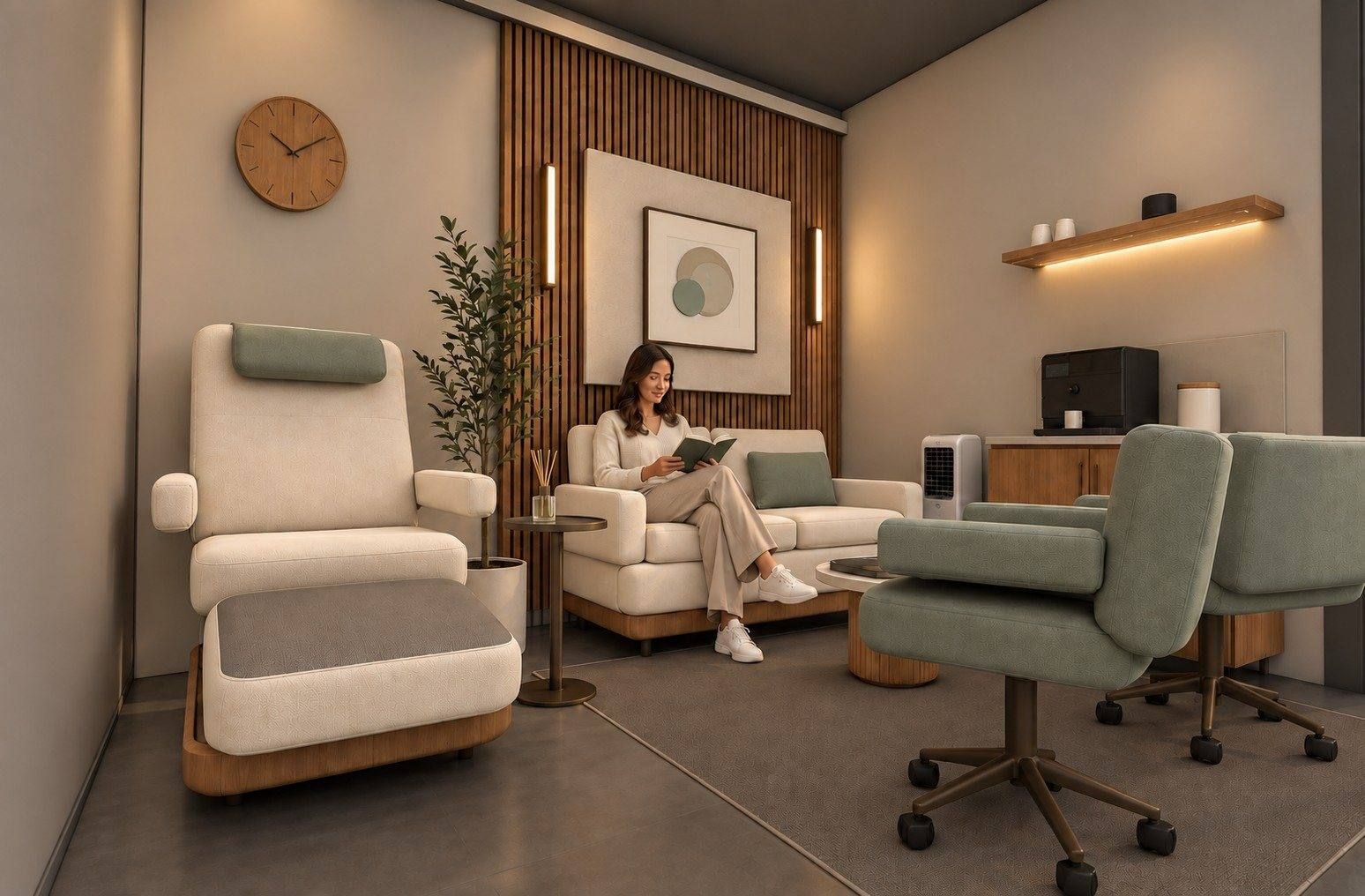 Hypnotherapy counselling room